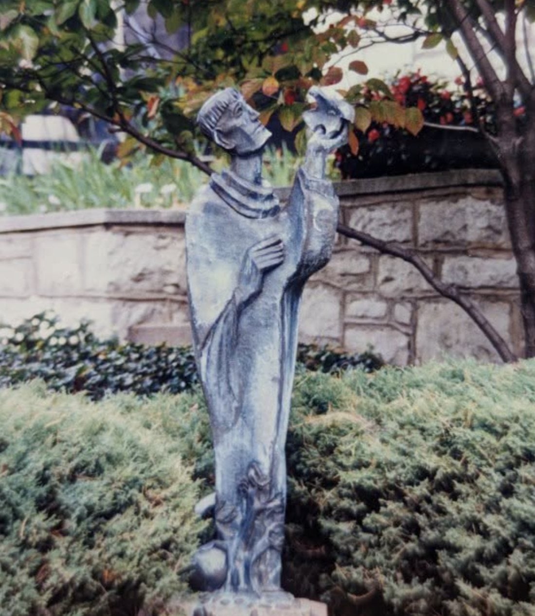 The St. Francis Statue of Episcopal Parish in Alton that was stolen earlier in September. Fr. Garron C. Daniels reported it was scrapped in St. Louis less than 48 hours after the theft for about $100.
