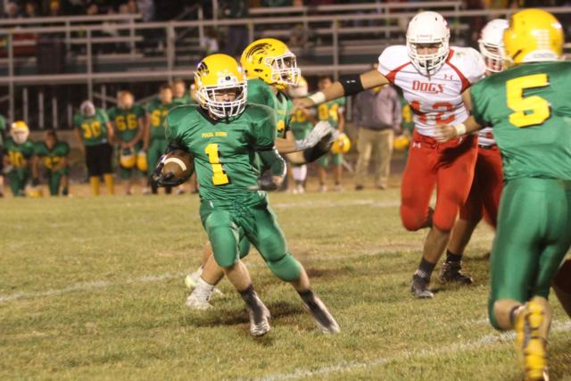 Southwestern dominated Staunton 45-0 on Friday night. (Photos courtesy of Leslie Manula)