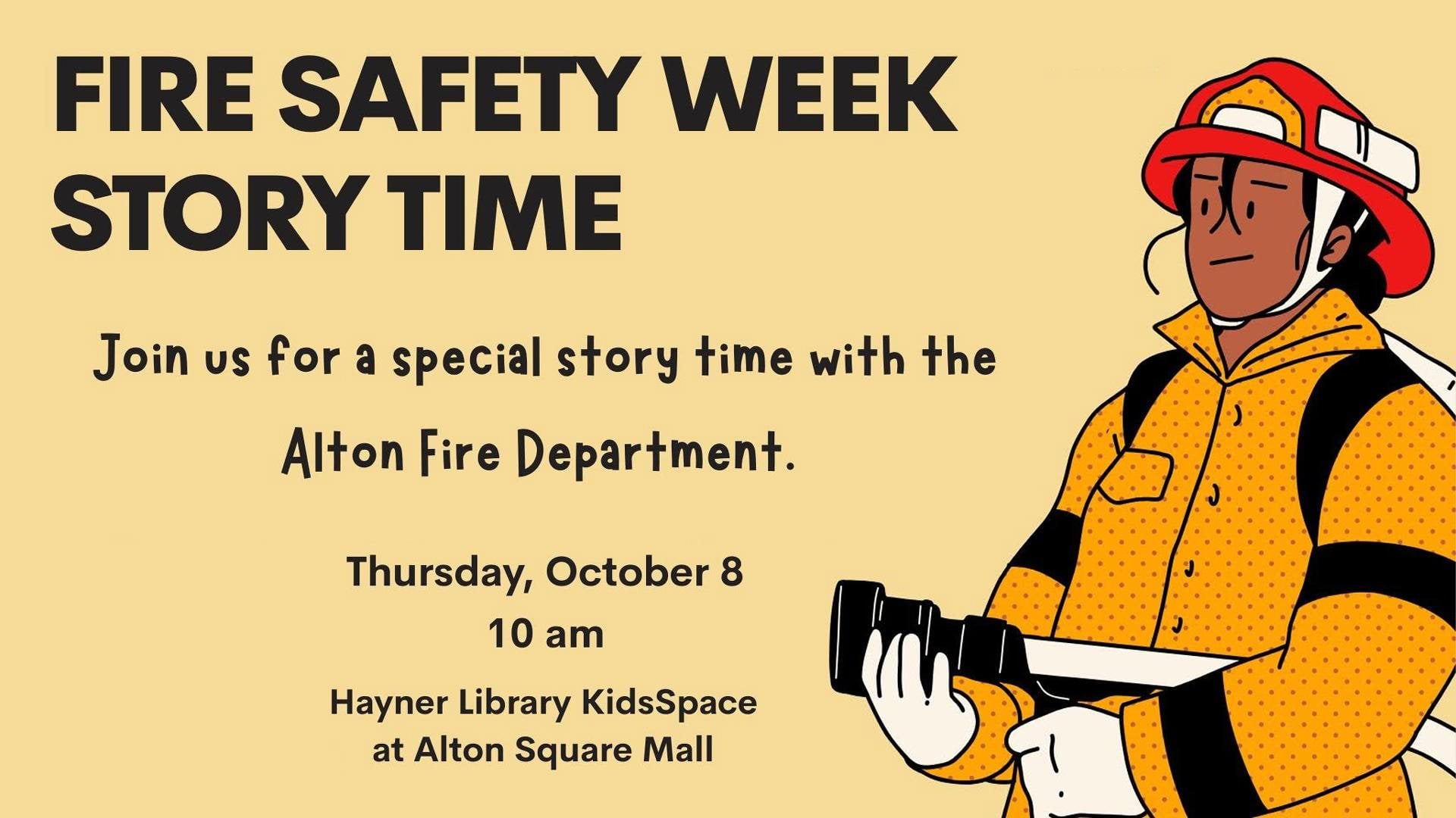 Fire Safety Week Story Time