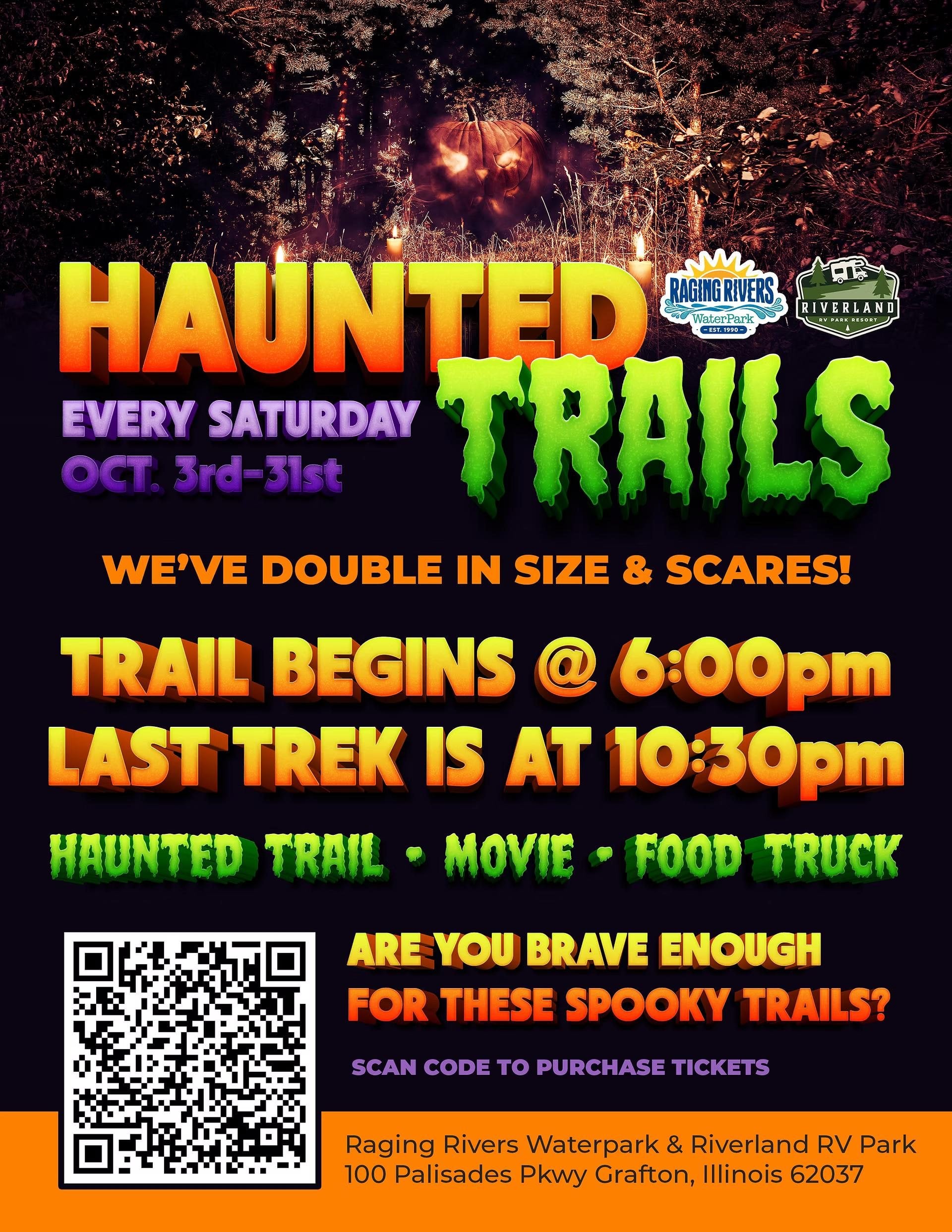 Haunted Trails at Raging Rivers!
