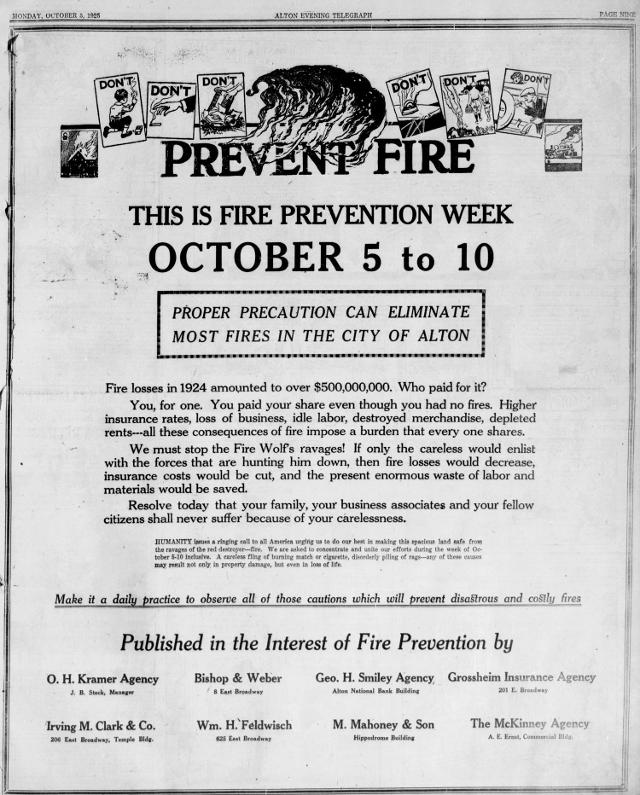 Alton Evening Telegraph, October 5, 1925