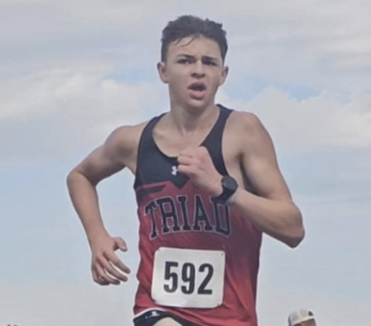 Caden Meier of Triad.