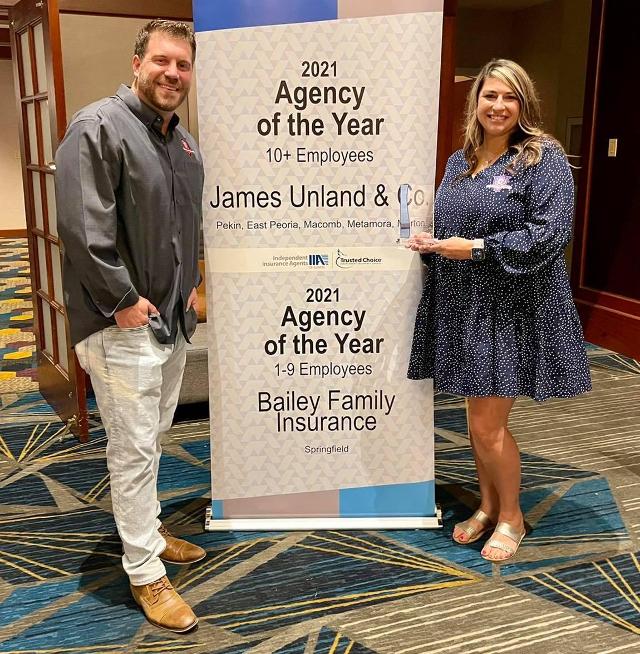 Mark and Christine Bailey of Bailey Family Insurance