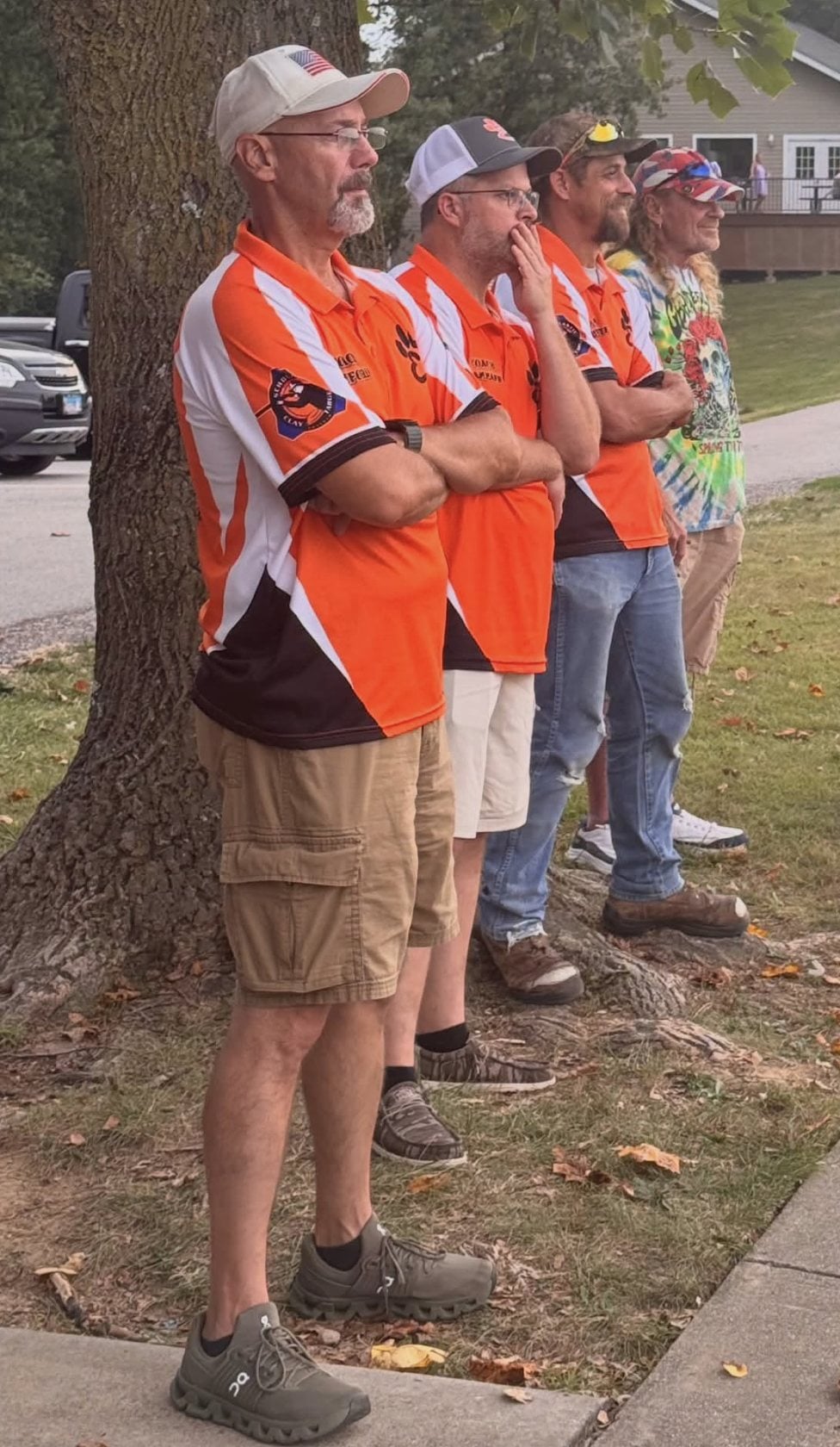 Edwardsville coaches for the trap team.