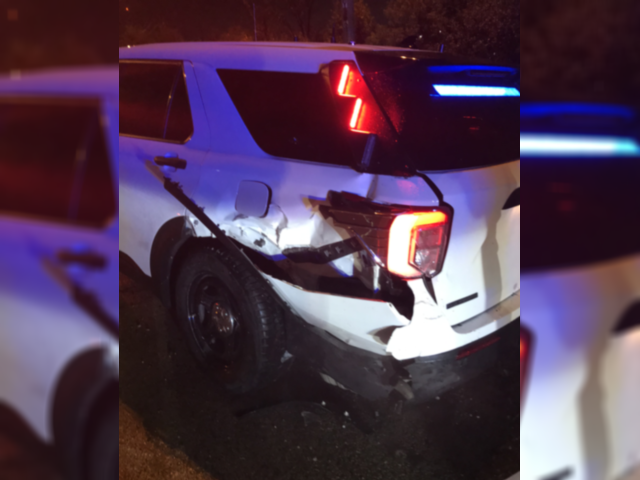 ISP Squad Car Struck While Handling A Crash - Vimarsana News