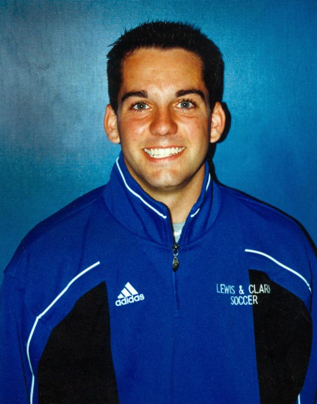 Blake Snyder attended Lewis and Clark Community College from 2001-2003 and played Trailblazers soccer under L&C Head Coach Tim Rooney. Photo credit: Lewis and Clark Community College