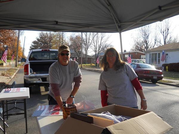 IBEW Local One member Rodney Cook and his wife Gretchen preparing their first welcome home for a returning veteran. IBEW Local One member Rodney Cook and his wife Gretchen preparing their first welcome home for a returning veteran.