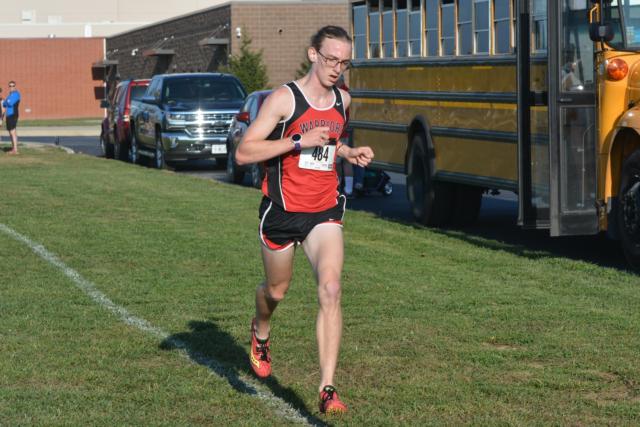 Granite City's Andrew O'Keefe was overall of the Southwestern Conference Cross Country Meet on Thursday. (Photo by Dan Brannan)