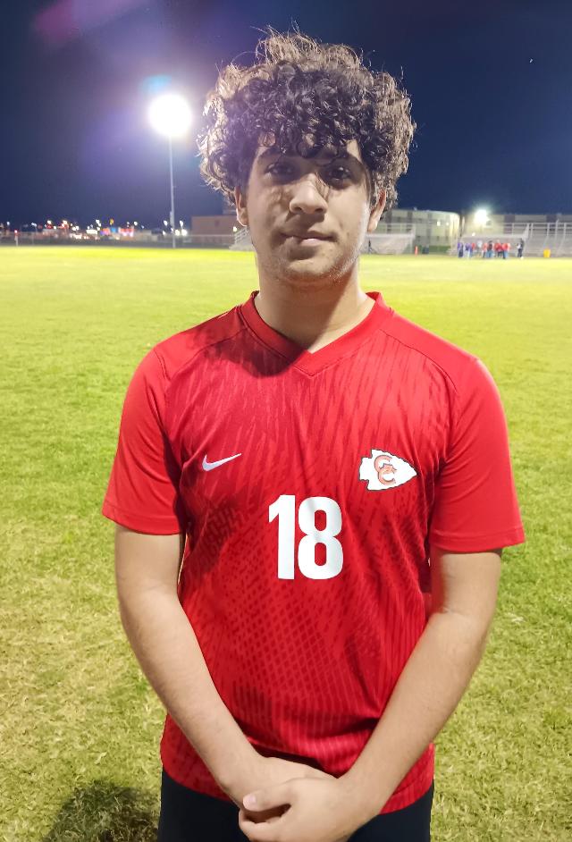 Granite City junior soccer player David Ruiz.