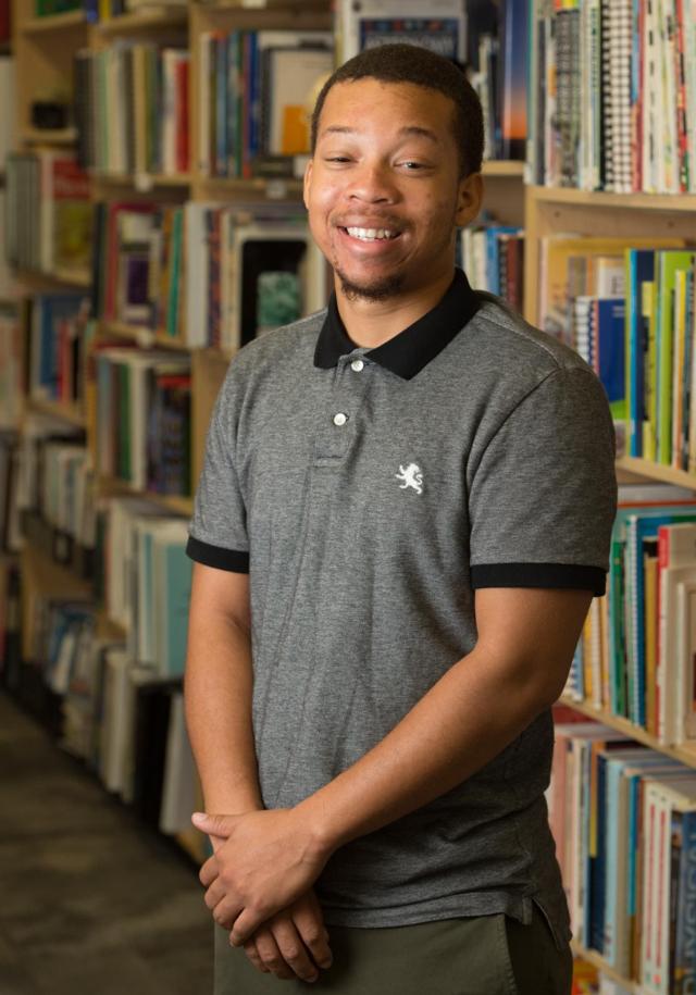 After gaining hands-on experience at the National Center for Atmospheric Research this summer, Ricardo Wells is back on campus working in the SIUE STEM Center.