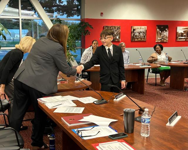 Two Students Recognized for Empathy and Hard Work at Alton School Board