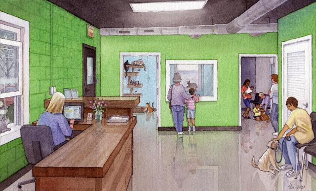 Highland Lobby Rendering