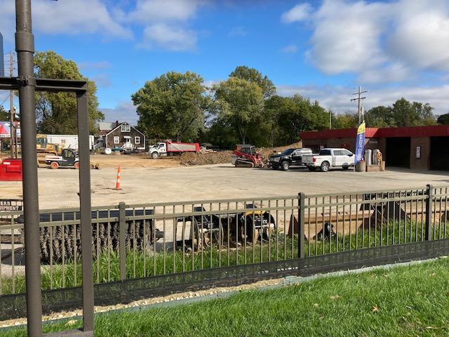 Excavation continues to demolish the former car wash and gas station to make way for a new Eclipse car wash.