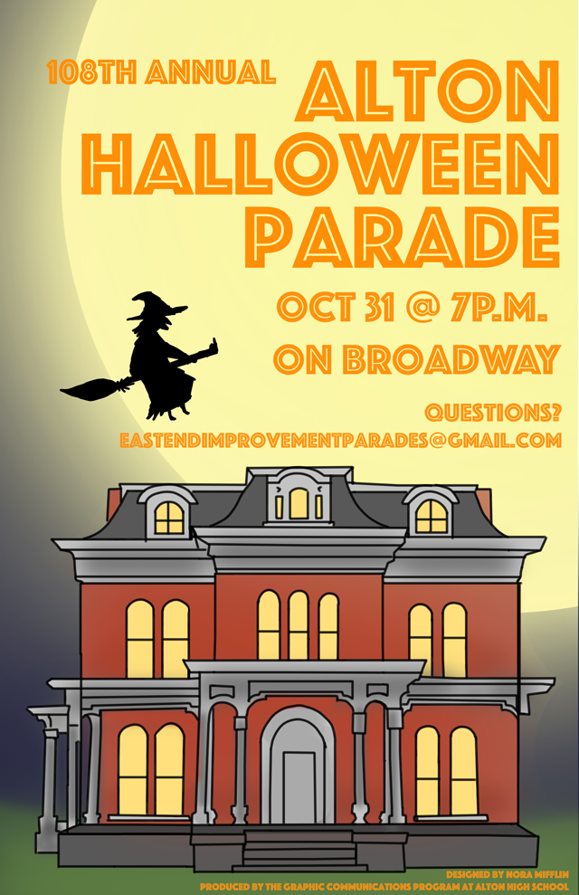 Alton Halloween Parade 2025 event flyer