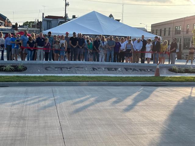 Community members and local leaders gathered in August for a ribbon-cutting ceremony, officially launching the new Jerseyville Historic City Center District and its destination-branding and small business development initiative.