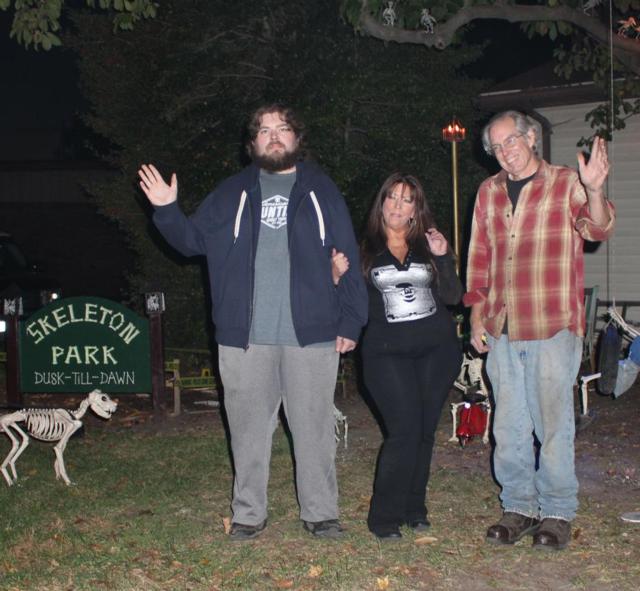 Ben O'Dell, Betty Orlando and Steve O'Dell hope you all come out to view The Halloween House, located at 118 E. Central St. in Bethalto.