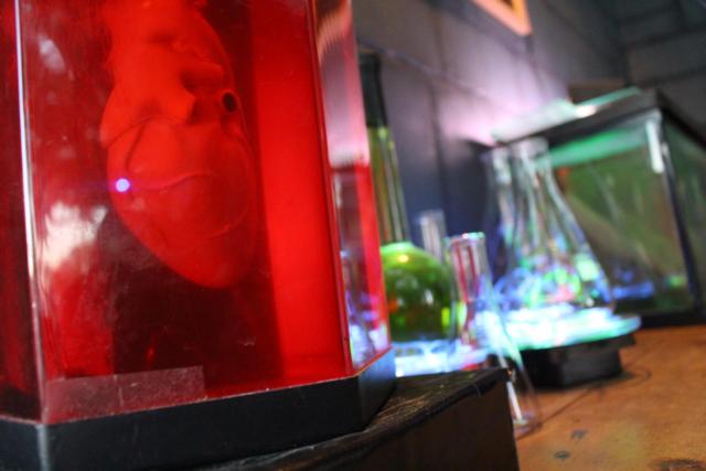 The mad scientist's laboratory is The Halloween House's new scene for 2016. 
