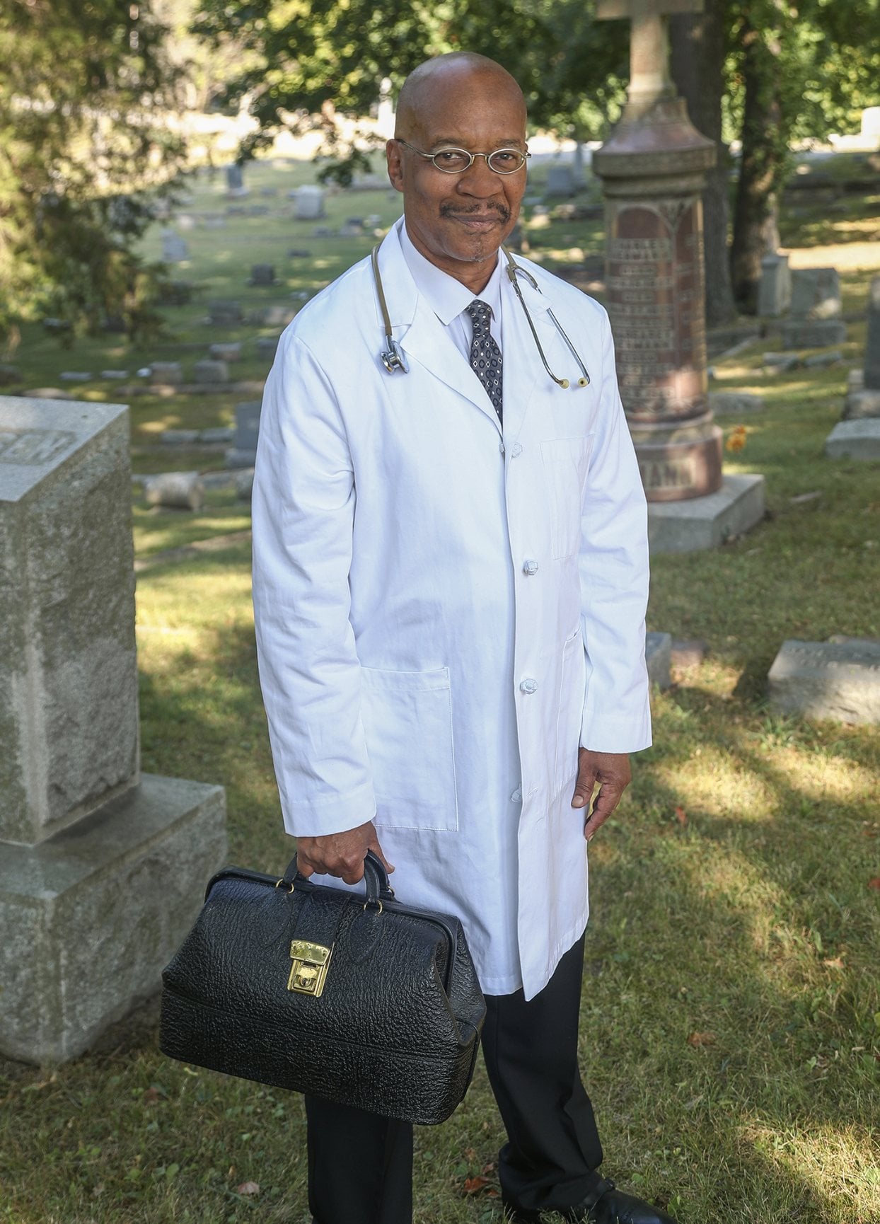 Dr. George Samuels in Vintage Voices, portrayed by Jared Hennings.