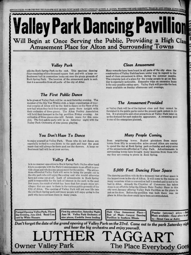 Alton Evening Telegraph, June 16, 1921