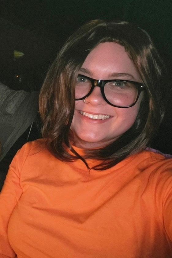 I dressed up as Velma from Scooby-Doo.