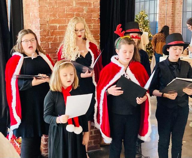 Carolers from Tessitura Music at last year's Miracle on Main Street event.