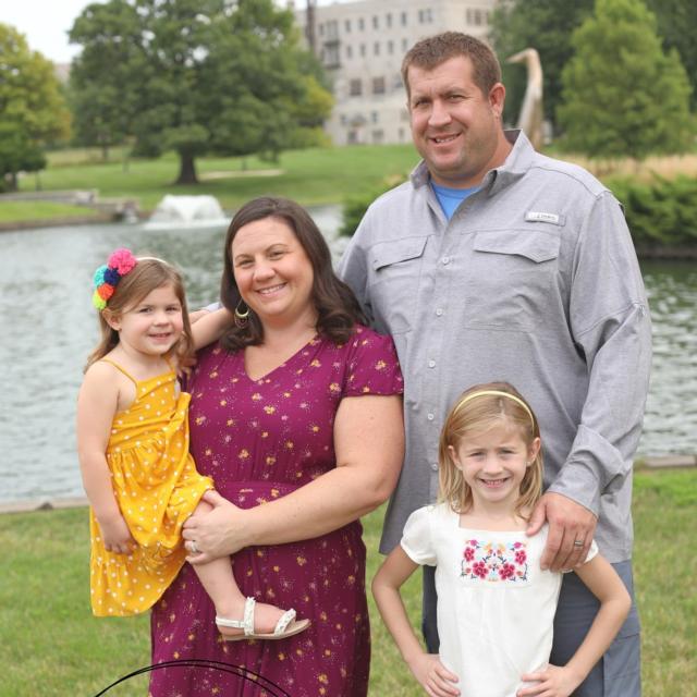 Megan and Trent Labrenz and their family.