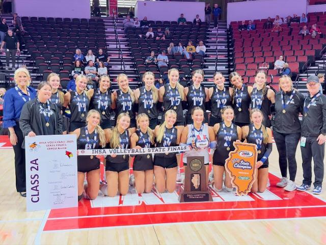 Columbia Claims IHSA 2A Volleyball Title After Comeback | RiverBender.com