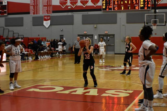 Calhoun met some top-notch competition in the Alton TIp-Off Classic this week. The Warriors lost to Springfield Southeast 61-51 Wednesday. (Photos by Nikolas Weserhold)