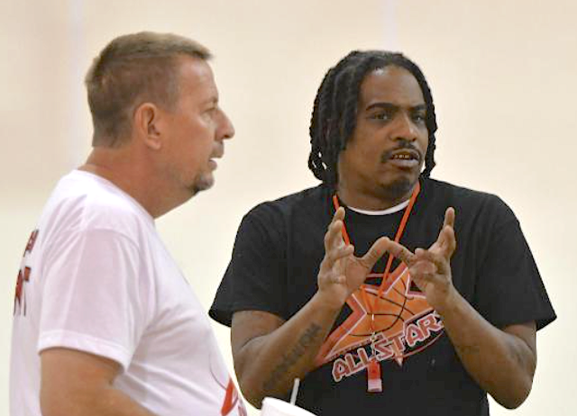 John Smith, right and Lane Bennett.