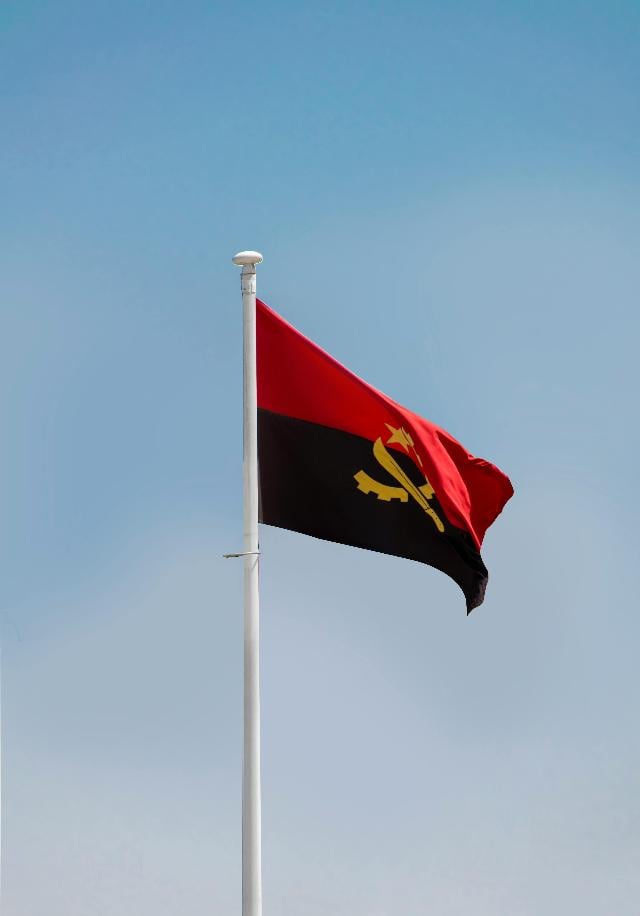Flag of Angola.