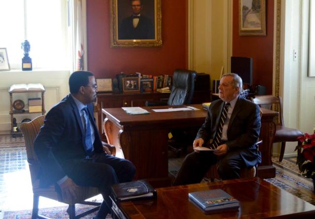 Senator Durbin met with Secretary King to discuss education issues.