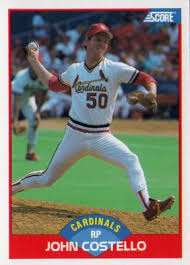 1988-1990 St. Louis Cardinals pitcher John Costello