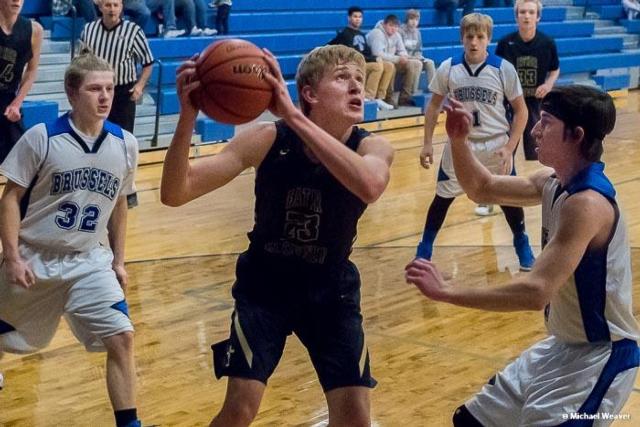 McGivney and Brussels in action at the North Greene Spartan Classic. (Photos courtesy of Michael Weaver)