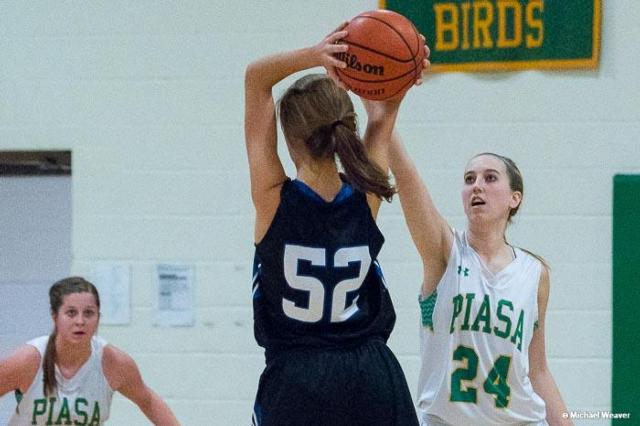 Southwestern's girls had a tough game Monday night against Greenville, falling 54-35. (Photos by Michael Weaver)