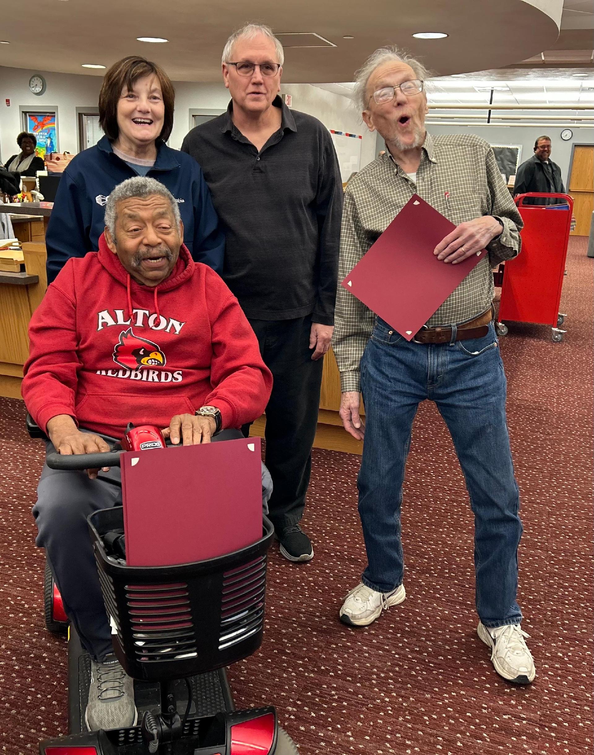 From left to right: Ed Gray, Cathy Gray, Danny Gerdt, and Howard Colburn.