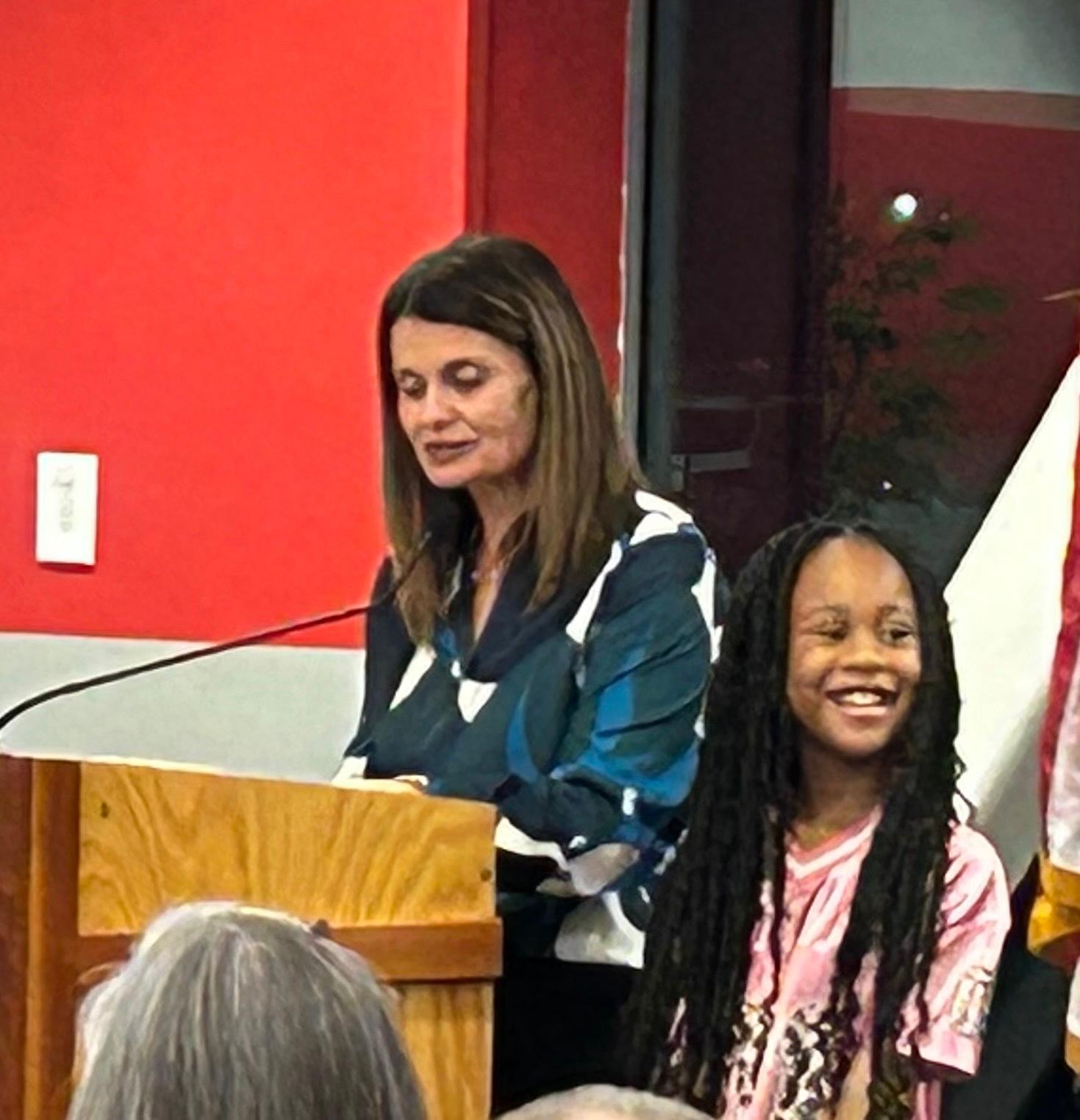 Christina Coy and Malaysia Gilleylen.