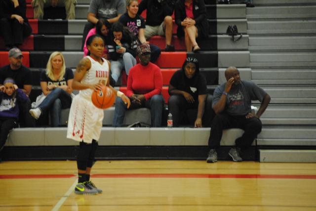 LaJarvia Brown topped all Alton scorers on Saturday with 14 points.