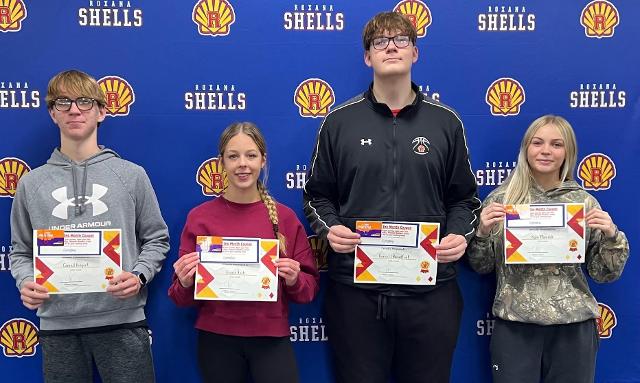 December 2025 "Shell of the Month" winners.