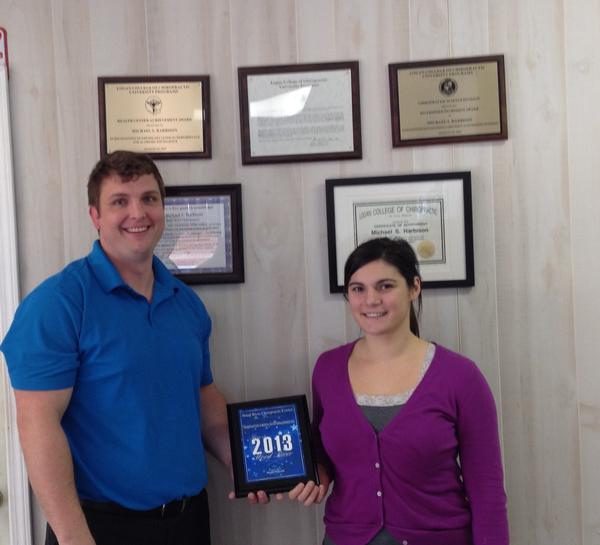 Wood River Chiropractic Center Receives 2013 Best of Wood River Award 