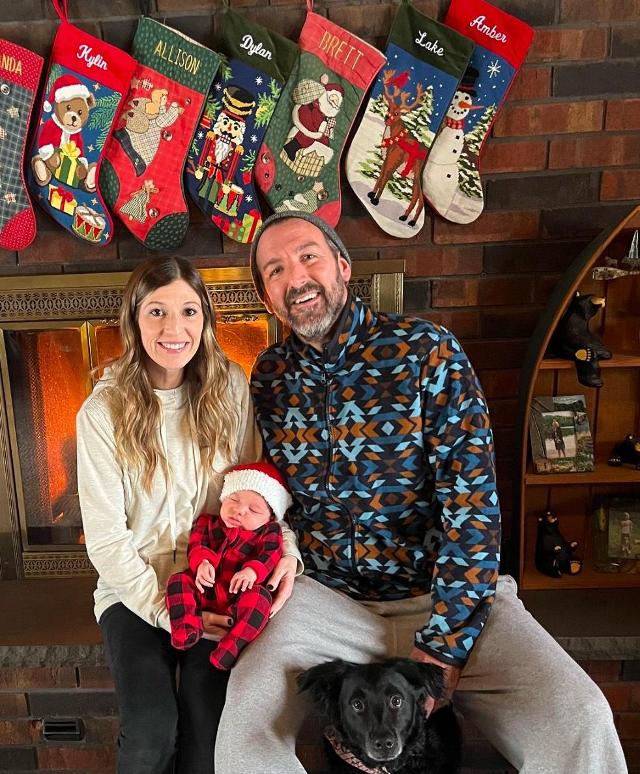 Dylan Dudley, Allie and his son.