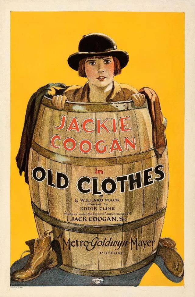 Theatrical release poster for the film &ldquo;Old Clothes,&rdquo; 1925