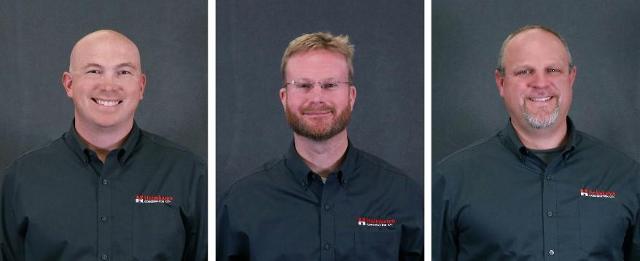 L-R: Kyle Ogden, Project Director; Jeremy Sneddon, Sr. Project Manager; Andy Reynolds, Sr. Estimator