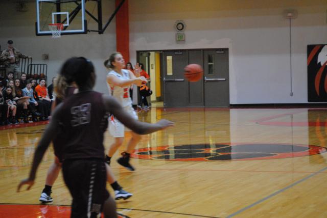 Rachel Pranger was a catalyst for the Tigers on Thursday night with 20 points. (Photo by Brent Feeney)