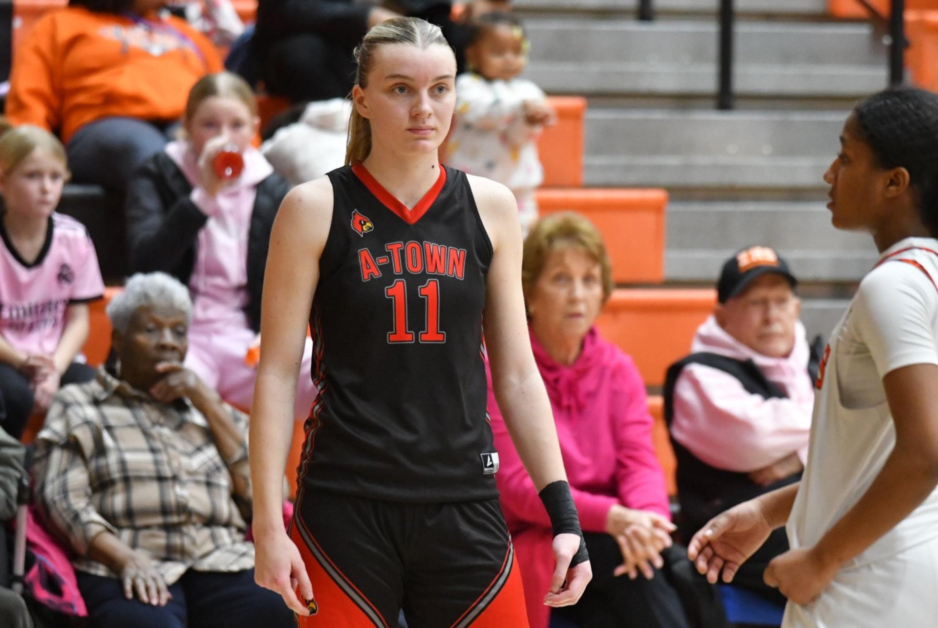 Kyridas Orr, a senior standout for Alton's girls basketball team. (Photos by Dan Brannan).