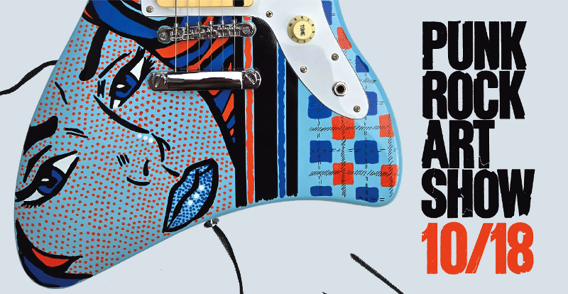 Punk Rock Art Show event flyer