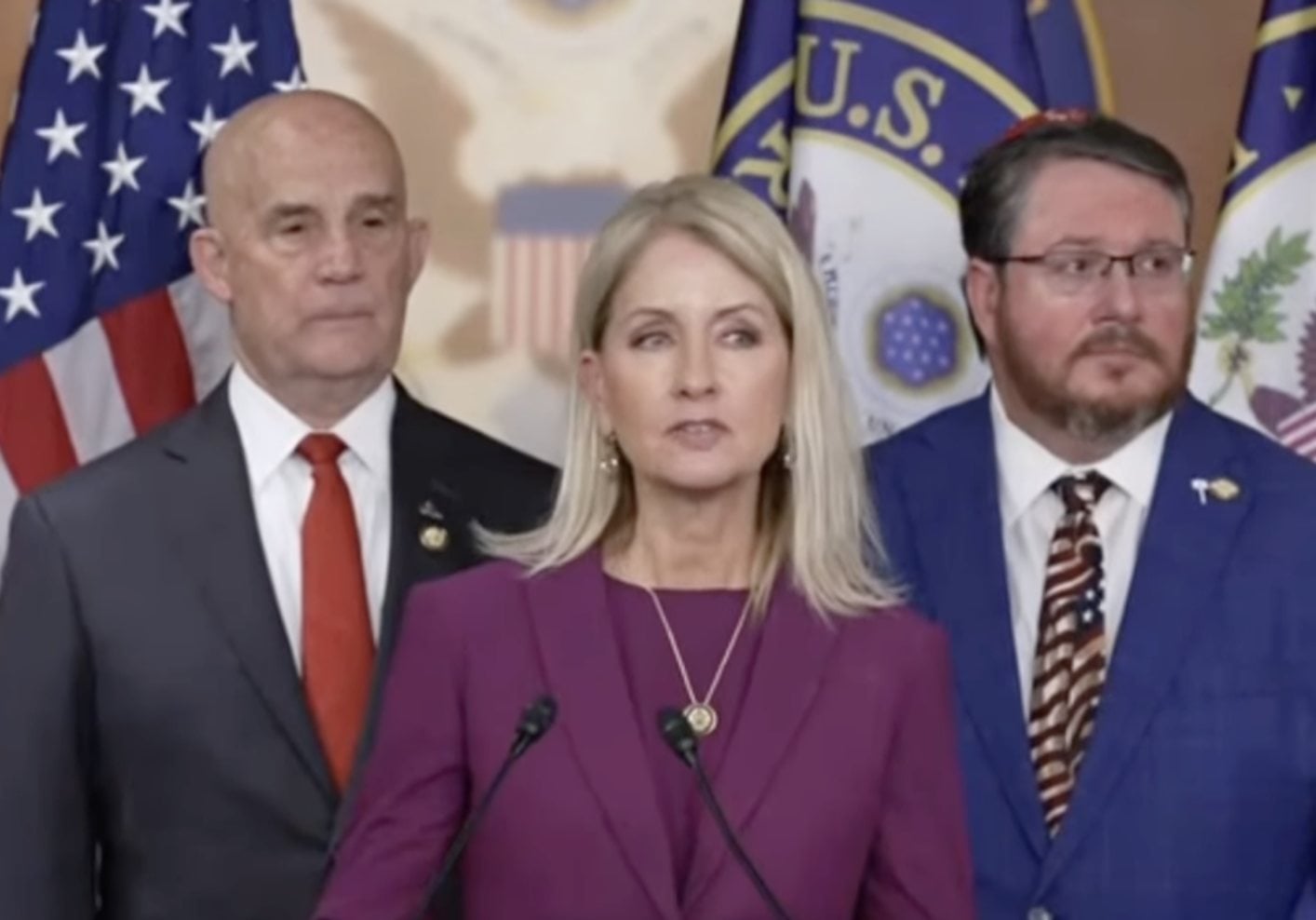 Congresswoman Mary Miller talking about the immigration issue.