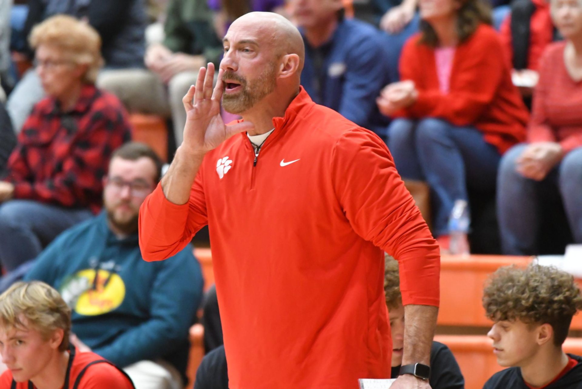 Staunton Coach Ty Laux.