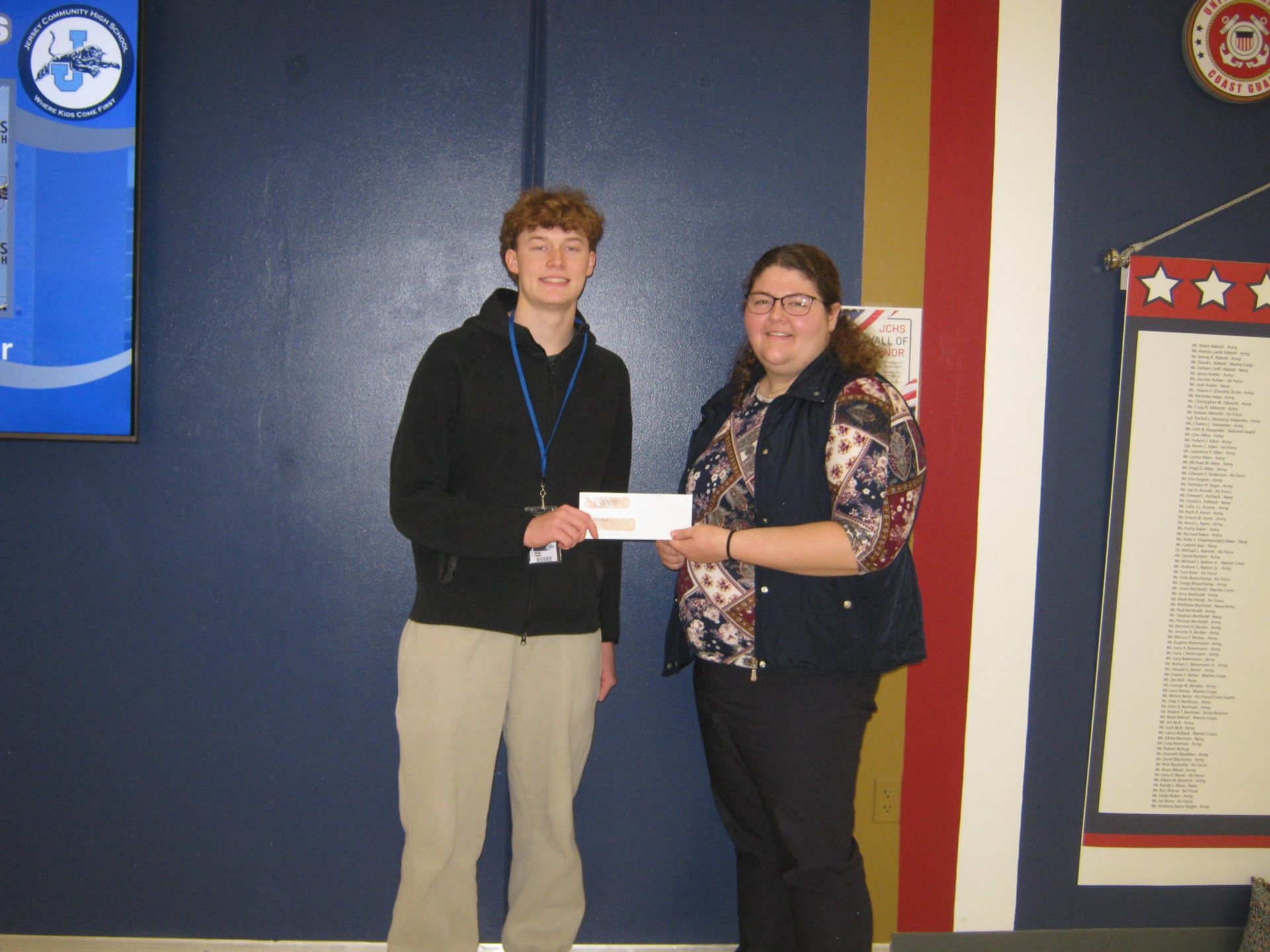 Brady Maxeiner (left)