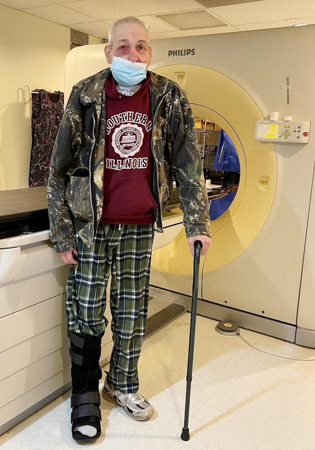 Mark Kelle goes to Alton Memorial Hospital for radiation treatments. Kelle’s care team said his recovery has been amazing. He never needed a feeding tube and hasn’t had to undergo chemotherapy treatment.