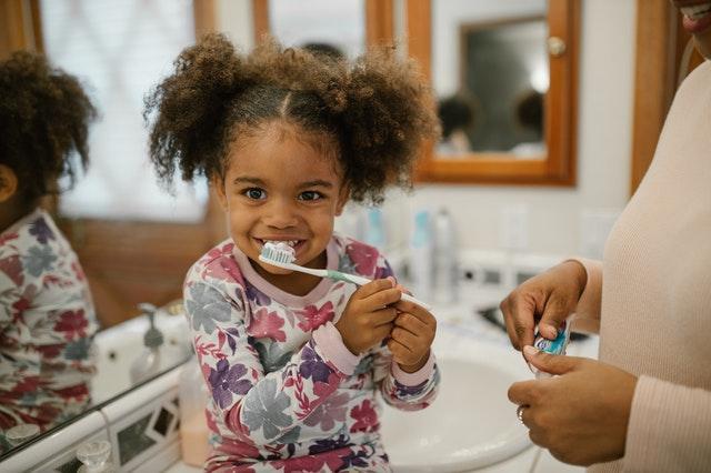 Develop good brushing habits early.